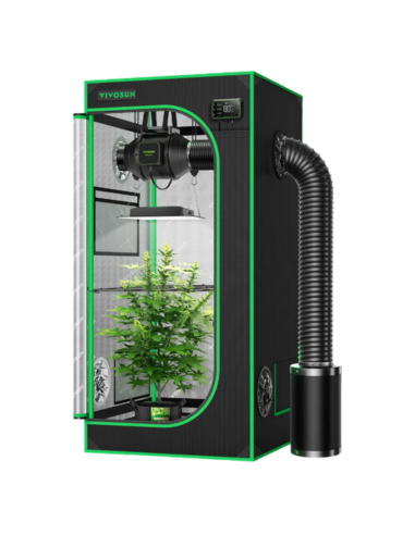 Smart Grow Tent Pack VivoSun - 1 PLANT COMPLETE SYSTEM WITH WIFI CONTROLLER | growshop.net | VivoSun | GrowShop