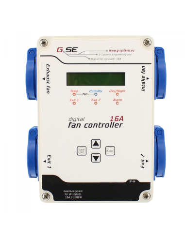 Zubehör G-systems Gse Ventilation Controller 16a - 2 Eingänge | growshop.net | G-Systems | Belüftung