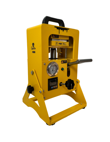 Extraction Qnubu Presse A Resine Pro-rot Hydraulique - 10 Tonnes - Plaque 12x12cm | growshop.net | Qnubu | Accessoires