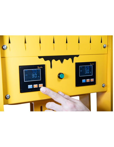 Extraction Qnubu Resin Press Pro Lion Hydraulic - 20 Tons - Plaque 7.6x25cm & 12x12cm | growshop.net | Qnubu | Accessoires