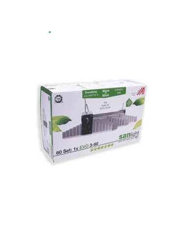 Lampe SANlight SET COMPLET LAMPE LED 200W - 60x60cm | growshop.net | SANlight | GrowShop