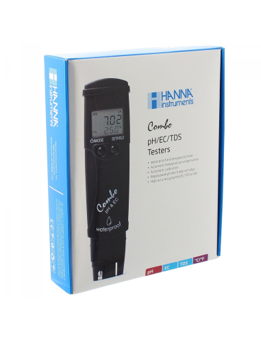 Testeur digital Hanna PH+ Combo HI98130 | growshop.net |  | Accessoires