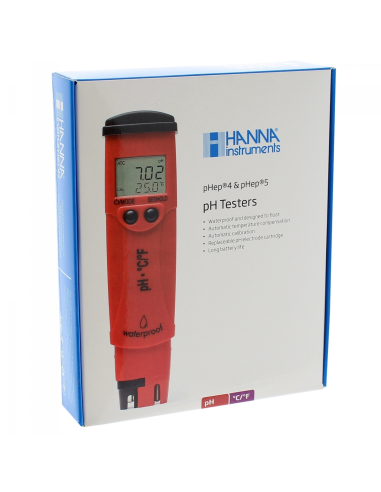 Testeur digital Hanna pH/Temp - HI 98127 | growshop.net |  | Accessoires