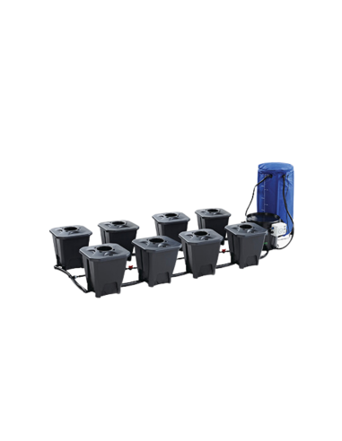 DWC IWS R-DWC Pro mit Zeitschaltuhr - 8 Töpfe 250 Liter Tank | growshop.net |  | Bewässerung