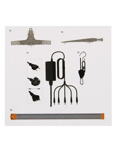 Licht Secret Jardin Cosmorrow Kit 200w - Full Spectrum | growshop.net | Secret jardin | Beleuchtung