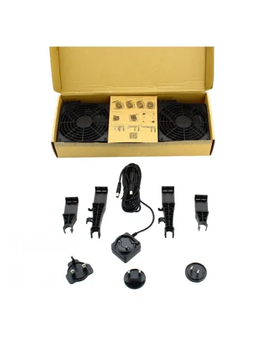 Ventilation Secret Jardin Pack 2x Monkey Fan 24v - Ø16-19mm | growshop.net | Secret jardin | Ventilation