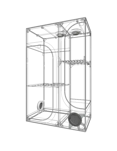 Grow Tent Secret Jardin Lodge R4 - 100x60x158 | growshop.net | Secret jardin | Grow Tents