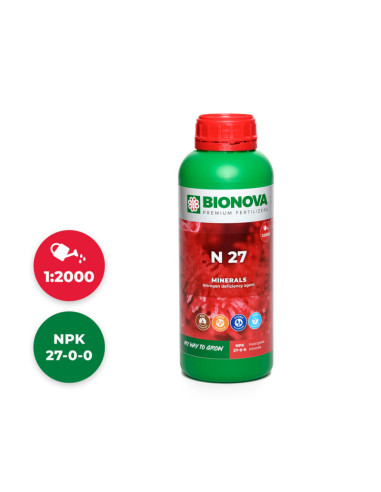Engrais Bionova N 27% | growshop.net | Bio Nova | Engrais