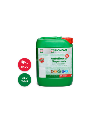 Engrais Bionova Autoflower Supermix | growshop.net | Bio Nova | Engrais