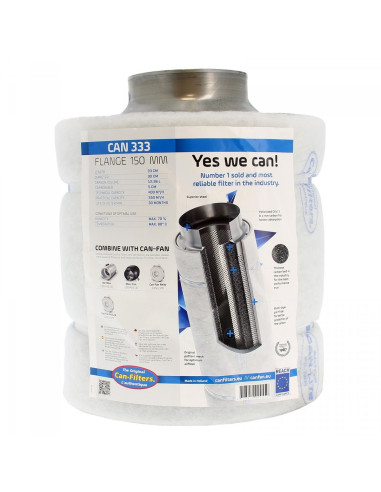 Ventilation Can-filters Coal Filter Original 333 - 350m3 Max - Ø 150mm | growshop.net | Can-Filters | Ventilation